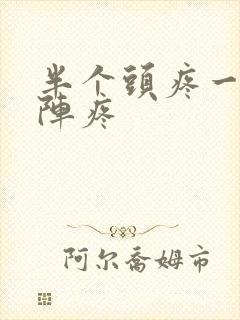 半个头疼一阵一阵疼封面