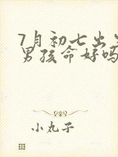 7月初七出生的男孩命好吗