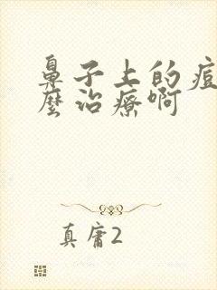 鼻子上的痘痘怎么治疗啊