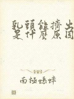 乳头能挤出液体是什么原因