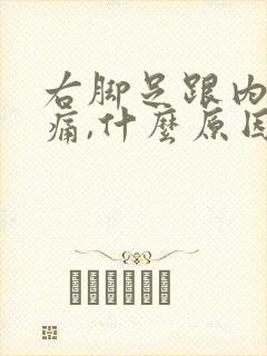 右脚足跟内侧疼痛,什么原因?