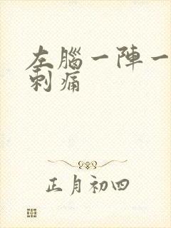 左脑一阵一阵的刺痛