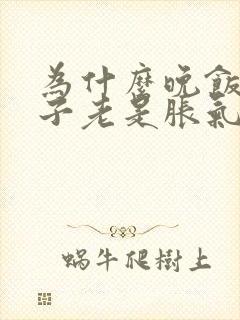 为什么晚饭后肚子老是胀气