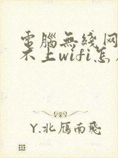 电脑无线网卡连不上wifi怎么回事