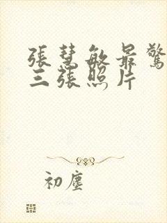 张慧敏最惊艳的三张照片