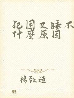 犯困又睡不着是什么原因封面