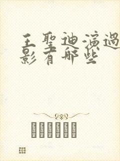 王圣迪演过的电影有哪些封面