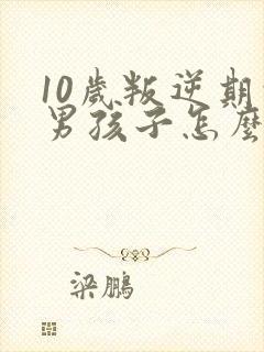 10岁叛逆期的男孩子怎么去引导封面