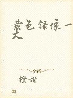 黄色录像一级片大封面