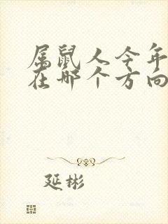 属鼠人今年财运在哪个方向