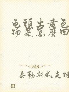 龟头出黄色分泌物是怎么回事