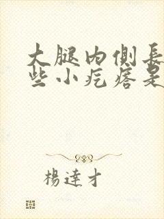 大腿内侧长了一些小疙瘩是什么原因