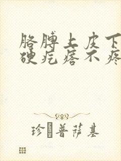 胳膊上皮下有个硬疙瘩不疼不痒封面