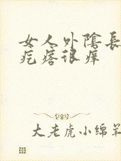 女人外阴长红色疙瘩很痒