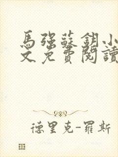 马强苏钥小说全文免费阅读最新章节