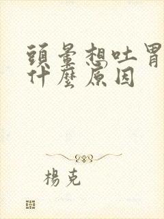 头晕想吐胃疼是什么原因