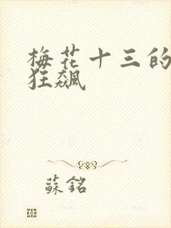 梅花十三的乳液狂飙