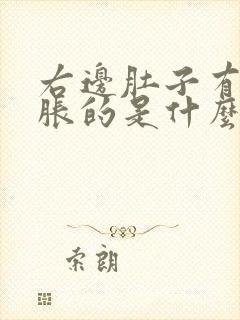 右边肚子有点胀胀的是什么原因