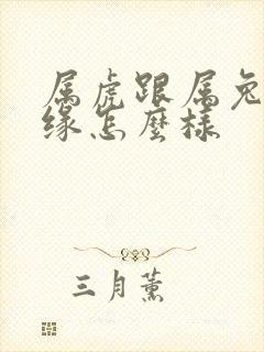 属虎跟属兔的姻缘怎么样