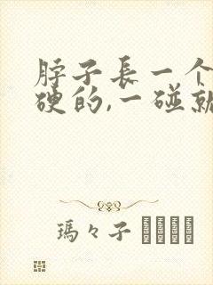 脖子长一个包硬硬的,一碰就疼封面