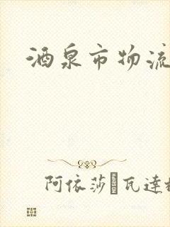 酒泉市物流公司