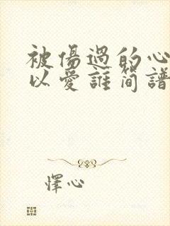 被伤过的心还可以爱谁简谱封面