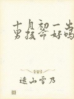 十月初一出生的男孩命好吗