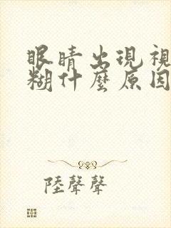 眼睛出现视力模糊什么原因