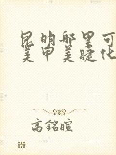 昆明哪里可以学美甲美睫化妆封面