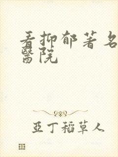 看抑郁著名的中医院