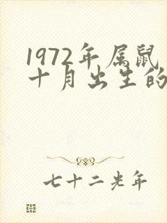 1972年属鼠十月出生的命运封面