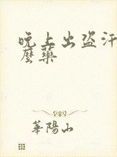 晚上出盗汗吃什么药封面