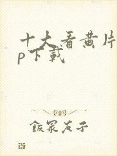 十大看黄片app下载