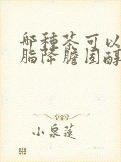 哪种茶可以降血脂降胆固醇封面