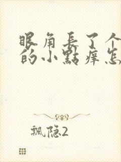 眼角长了个白色的小点痒怎么回事封面