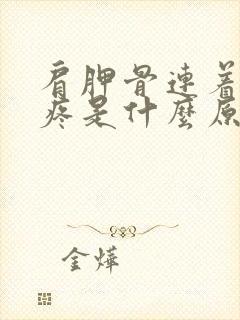 肩胛骨连着胳膊疼是什么原因封面