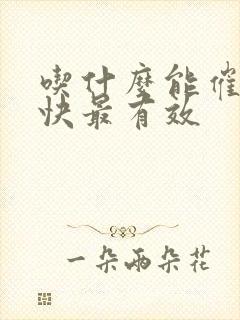 吃什么能催奶最快最有效