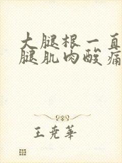 大腿根一直到小腿肌肉酸痛