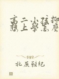 高二小孩抑郁不想上学怎么办