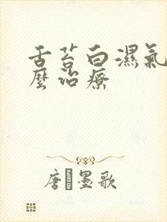 舌苔白湿气重怎么治疗