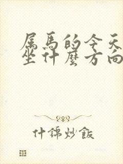 属马的今天打牌坐什么方向封面