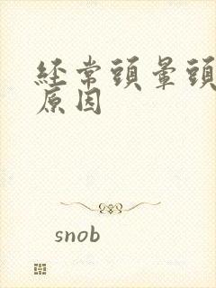 经常头晕头痛的原因