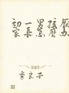 初一男孩厌学 家长怎么办