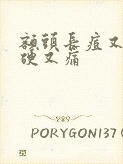 额头长痘又红又硬又痛