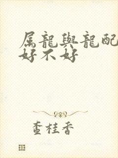 属龙与龙配婚姻好不好