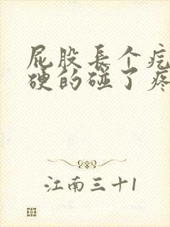 屁股长个疙瘩硬硬的碰了疼