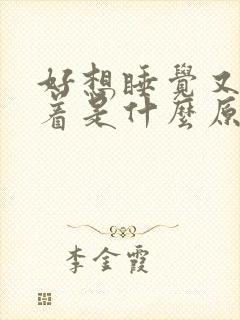 好想睡觉又睡不着是什么原因封面