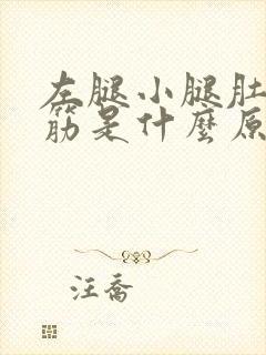 左腿小腿肚子抽筋是什么原因引起的