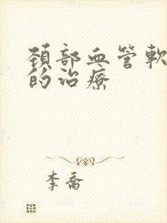 颈部血管软斑块的治疗