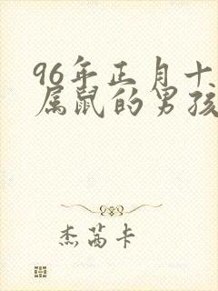 96年正月十九属鼠的男孩命运